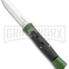 AKC 007 Concord NATO Military Dagger OTF Auto Knife Green/Black - Satin -AKC Knives Shop AKC 007 Concord NATO Military Green Black Dagger OTF Auto Satin Flat BHQ 118419 jr large