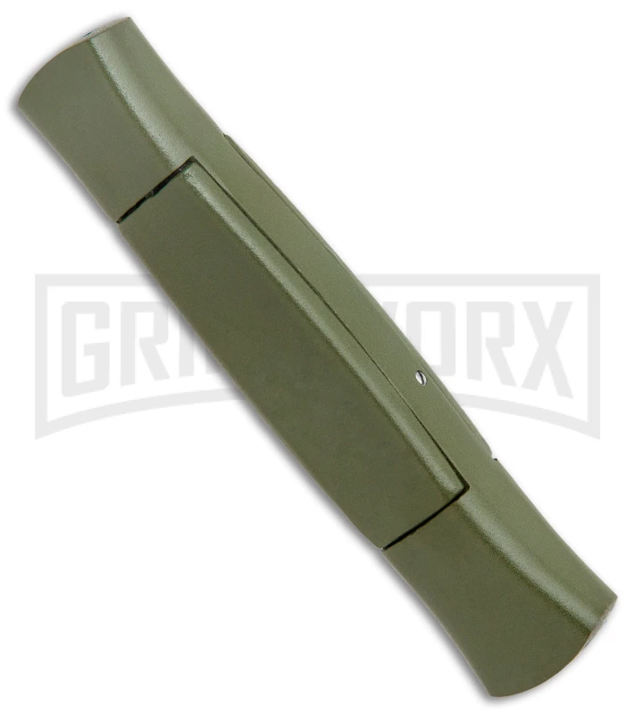 AKC 007 Concord NATO Military OD Green OTF Automatic Knife - Black Flat 5 AKC 007 Concord NATO Military OD Green OTF Automatic Knife - Black Flat - Image 3