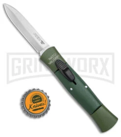 AKC 007 Concord NATO Military OD Green OTF Automatic Knife - Satin Dagger -AKC Knives Shop AKC 007 Concord NATO Military OTF Auto OD Green Satin Dagger BHQ 158343 jr bottlecap large