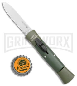 AKC 007 Concord NATO Military OD Green OTF Automatic Knife - Satin Flat -AKC Knives Shop AKC 007 Concord NATO Military OTF Auto OD Green Satin Flat BHQ 173565 jr bottlecap large