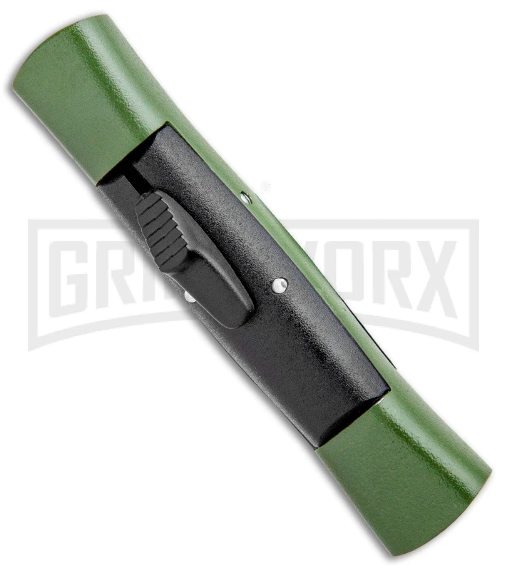 AKC 007 Concord Green/Black OTF Automatic Knife - Dagger Black 4 AKC 007 Concord Green/Black OTF Automatic Knife - Dagger Black - Image 2