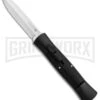 AKC Concord Black OTF Automatic Knife - Dagger Satin 2 AKC Concord Black OTF Automatic Knife - Dagger Satin -AKC Knives Shop AKC 007 Concord OTF Black Satin Dagger GX 30503 jr large
