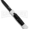 AKC 007 Concord White/Black OTF Automatic Knife - Flat Black 2 AKC 007 Concord White/Black OTF Automatic Knife - Flat Black -AKC Knives Shop AKC 007 Concord OTF White Black Flat GX 30496 jr large