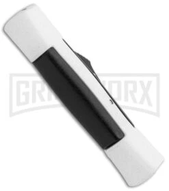 AKC 007 Concord White/Black OTF Automatic Knife - Flat Black 8 AKC 007 Concord White/Black OTF Automatic Knife - Flat Black -AKC Knives Shop AKC 007 Concord OTF White Black Flat GX 30496 jr side large