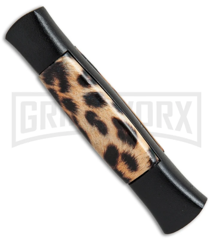 AKC 077 Concord Cheetah OTF Automatic Knife- Flat Grind Black Plain 5 AKC 077 Concord Cheetah OTF Automatic Knife- Flat Grind Black Plain - Image 3