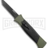 AKC 777 Blackfinger Green/Black OTF Automatic Knife - Black Tanto 2 AKC 777 Blackfinger Green/Black OTF Automatic Knife - Black Tanto -AKC Knives Shop AKC 777 Blackfinger OTF Auto Green Black Black Tanto BHQ 153513 jr large