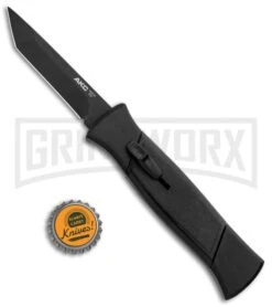 AKC 777 Blackfinger Black OTF Automatic Knife - Black Tanto 9 AKC 777 Blackfinger Black OTF Automatic Knife - Black Tanto -AKC Knives Shop AKC 777 Blackfinger Tanto OTF Auto Black Black BHQ 87414 jr bottlecap large