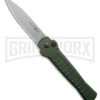 AKC X-treme Ace1 Side Opener Green Automatic Knife - Satin Plain -AKC Knives Shop AKC Ace Side Opener Automatic Knife Green 3in Satin BHQ 189090 td large