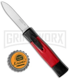AKC Minion Concord Black/Red OTF Automatic Knife - Dagger Satin Plain 9 AKC Minion Concord Black/Red OTF Automatic Knife - Dagger Satin Plain -AKC Knives Shop AKC Concord Black Red OTF Auto Dagger Satin GX 35507 jr bottlecap large
