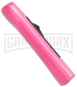 AKC Concord Hot Pink OTF Automatic Knife - Satin Plain -AKC Knives Shop AKC Concord Dagger OTF Hot Pink BHQ 72006 jr side large