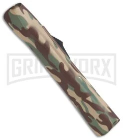 AKC Concord Camo Rubber OTF Automatic Knife - Gold Plain 8 AKC Concord Camo Rubber OTF Automatic Knife - Gold Plain -AKC Knives Shop AKC Concord OTF Camo Rubber Gold BHQ 72046 jr side large