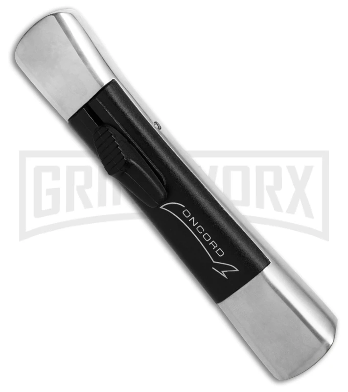AKC Concord Polish/Black OTF Automatic Knife - Black Plain 4 AKC Concord Polish/Black OTF Automatic Knife - Black Plain - Image 2