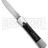AKC Concord Polish/Black OTF Automatic Knife - Satin Plain -AKC Knives Shop AKC Concord Polish Black OTF Automatic Knife Satin Plain GX 41618 hd large