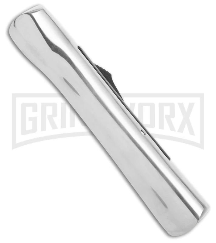 AKC Concord Polish/Black OTF Automatic Knife - Satin Plain 5 AKC Concord Polish/Black OTF Automatic Knife - Satin Plain - Image 3