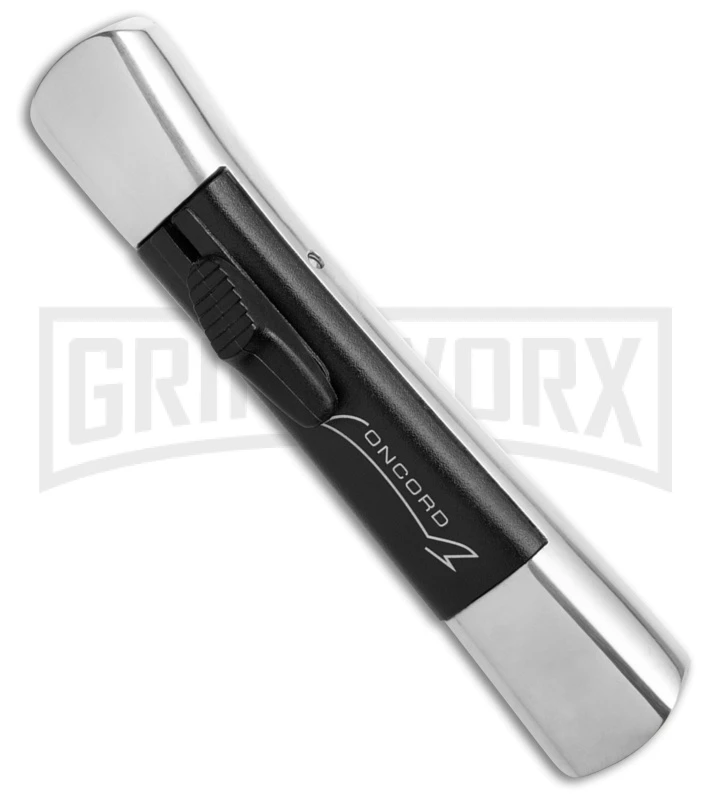 AKC Concord Polish/Black OTF Automatic Knife - Satin Plain 4 AKC Concord Polish/Black OTF Automatic Knife - Satin Plain - Image 2