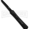 AKC Concord Black OTF Automatic Knife - Tanto Black Plain -AKC Knives Shop AKC Concord Tanto Black Black BHQ 90285 er large