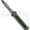 AKC F-16 Green D/A Dagger OTF Automatic Knife - Dagger Two Tone Plain 1 AKC F-16 Green D/A Dagger OTF Automatic Knife - Dagger Two Tone Plain -AKC Knives Shop AKC F 16 DA Dagger OTF Auto Green TT BHQ 115400 jr large