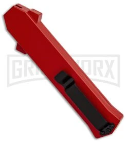 AKC F-16 Red D/A OTF Automatic Knife - Dagger Satin Plain 7 AKC F-16 Red D/A OTF Automatic Knife - Dagger Satin Plain -AKC Knives Shop AKC F 16 DA Dagger Red Satin BHQ 87409 er side large