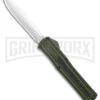 AKC F-20 OD Green D/A OTF Automatic Knife - Satin Plain 2 AKC F-20 OD Green D/A OTF Automatic Knife - Satin Plain -AKC Knives Shop AKC F 20 DA Dagger OTF Auto OD Green Satin BHQ 140493 jr large