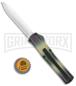 AKC F-20 Camo D/A OTF Automatic Knife - Spear Point Satin Plain 9 AKC F-20 Camo D/A OTF Automatic Knife - Spear Point Satin Plain -AKC Knives Shop AKC F 20 DA SP OTF Auto Camo Satin BHQ 141095 jr bottlecap large