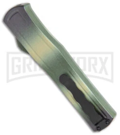 AKC F-20 Camo D/A OTF Automatic Knife - Spear Point Satin Plain 8 AKC F-20 Camo D/A OTF Automatic Knife - Spear Point Satin Plain -AKC Knives Shop AKC F 20 DA SP OTF Auto Camo Satin BHQ 141095 jr side large