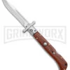 Italian Style 9" Roma Wood Automatic Swinguard - Polished Plain