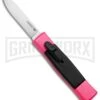 AKC Minion Concord Hot Pink OTF Automatic Knife - Flat Satin Plain -AKC Knives Shop AKC Minion Concord OTF Hot Pink BHQ 72004 jr large