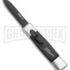 AKC Minion Concord Polish/Black OTF Automatic Knife - Black Dagger -AKC Knives Shop AKC Minion Concord Polish Black OTF Auto Black Dagger GX 41032 jr large