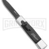 AKC Minion Concord Polish/Black OTF Automatic Knife - Flat Grind Black Plain 1 AKC Minion Concord Polish/Black OTF Automatic Knife - Flat Grind Black Plain -AKC Knives Shop AKC Minion Concord Polish Black OTF Auto Black Flat GX 41034 jr large