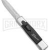 AKC Minion Concord Polish/Black OTF Automatic Knife - Satin Dagger -AKC Knives Shop AKC Minion Concord Polish Black OTF Auto Satin Dagger GX 41033 jr large