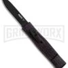 AKC Minion Concord Sim Carbon Fiber OTF Automatic Knife - Black Flat -AKC Knives Shop AKC Minion Concord Slim CF OTF Auto Black Flat GX 33108 jr large