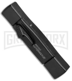 AKC Minion Concord Black OTF Automatic Knife - Flat Gold Plain 6 AKC Minion Concord Black OTF Automatic Knife - Flat Gold Plain -AKC Knives Shop AKC Minion OTF Concord Black Gold Flat BHQ 52367 jr spine large