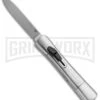 AKC Concord Polished OTF Automatic Knife - Satin Plain -AKC Knives Shop AKC OTF Concord Silver Dagger BHQ 52365 jr large