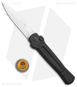 AKC X-treme Ace Automatic Knife Black (3.6" Satin) -AKC Knives Shop AKC X TREME ACE Side Opening Automatic Knife Black Satin BHQ 100386 kp bottle cap