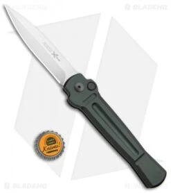 AKC X-treme Ace Automatic Knife Green (3.6" Satin) -AKC Knives Shop AKC X TREME ACE Side Opening Automatic Knife Green Satin BHQ 100383 kp bottle cap