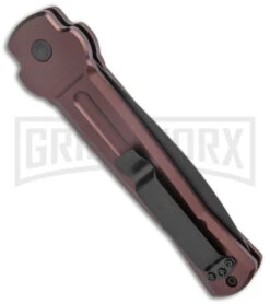 AKC X-treme ACE Brown Automatic Knife - Two Tone -AKC Knives Shop AKC X treme Ace Auto Brown TT BHQ 136122 jr side large