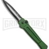 AKC X-treme Ace Green Automatic Knife - Black Two Tone Plain 2 AKC X-treme Ace Green Automatic Knife - Black Two Tone Plain -AKC Knives Shop AKC X treme Ace Auto Green Black TT ACE GTT BHQ 136921 jr large