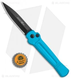 AKC X-treme Ace Automatic Knife Light Blue (3.6" Black) 9 AKC X-treme Ace Automatic Knife Light Blue (3.6" Black) -AKC Knives Shop AKC X treme Ace Auto Light Blue Black ACE LBLB BHQ 115396 jr bottlecap
