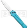AKC X-treme ACE Light Blue Automatic Knife - Satin Plain 2 AKC X-treme ACE Light Blue Automatic Knife - Satin Plain -AKC Knives Shop AKC X treme Ace Auto Light Blue Satin BHQ 105418 jr large