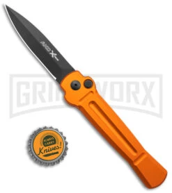 AKC X-treme Ace Automatic Knife - Orange 9 AKC X-treme Ace Automatic Knife - Orange -AKC Knives Shop AKC X treme Ace Auto Orange Black BHQ 136123 jr bottlecap large