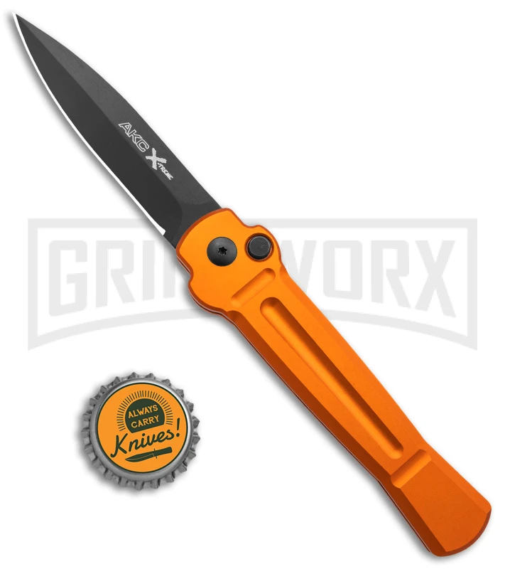 AKC X-treme Ace Automatic Knife - Orange 6 AKC X-treme Ace Automatic Knife - Orange - Image 4
