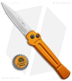 AKC X-treme Ace Automatic Knife Orange (3.6" Satin) -AKC Knives Shop AKC X treme Ace Auto Orange Satin BHQ 136149 jr bottlecap