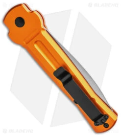 AKC X-treme Ace Automatic Knife Orange (3.6" Satin) -AKC Knives Shop AKC X treme Ace Auto Orange Satin BHQ 136149 jr side