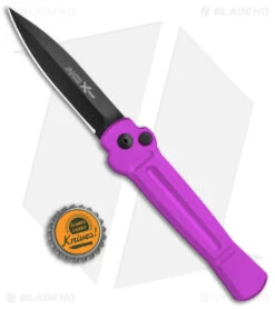 AKC X-treme Ace Automatic Knife Purple (3.6" Black) -AKC Knives Shop AKC X treme Ace Auto Purple Black BHQ 179221 jr bottlecap