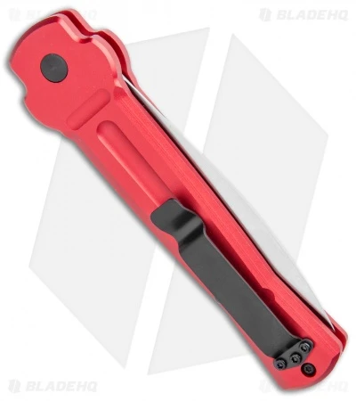 AKC X-treme Ace Automatic Knife Red Aluminum (3.9" Satin) 5 AKC X-treme Ace Automatic Knife Red Aluminum (3.9" Satin) - Image 3