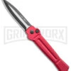 AKC X-treme Ace Red Automatic Knife - Two Tone Plain -AKC Knives Shop AKC X treme Ace Auto Red TT BHQ 143382 jr large