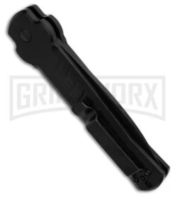 AKC X-treme Ace1 Side Opener Black Automatic Knife - Black Plain -AKC Knives Shop AKC X treme Ace1 Automatic Knife Black 3.75in Black BHQ 189355 hd side large