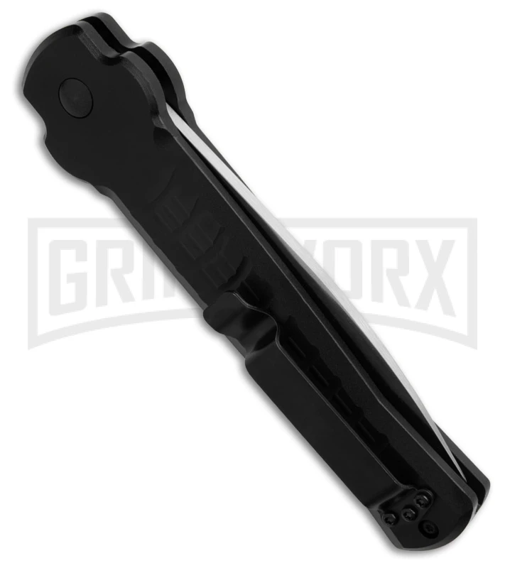 AKC X-treme Ace1 Side Opener Black Automatic Knife - Satin Plain 5 AKC X-treme Ace1 Side Opener Black Automatic Knife - Satin Plain - Image 3