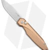 AKC X-treme Dandy Tan Aluminum Automatic Knife (3.1" Stonewash) 2 AKC X-treme Dandy Tan Aluminum Automatic Knife (3.1" Stonewash) -AKC Knives Shop AKC X treme Dandy Tan Aluminum Auto SW BHQ 176851 jr
