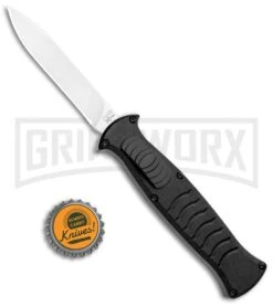 AKC X-treme EVO Black OTF Automatic Knife - Satin Plain -AKC Knives Shop AKC X treme EVO OTF Auto Black Satin BHQ 105413 jr bottlecap large